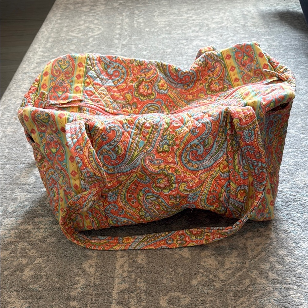 Paisley weekender bag